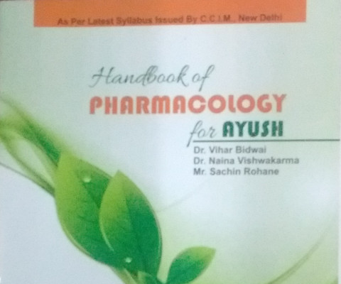 Book published by Dr.Sachin Rohane (title-handbook of pharmacology for Ayush)